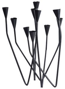 Svícen MATOSINHOS Kov 54 cm Černá