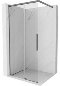 Mexen Rox sprchová stěna Walk-in 120 x 200 cm, transparentní 8 mm, gun metal - 8C2-120-003-95-00