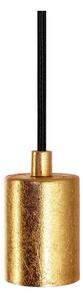 Černé pětiramenné závěsné svítidlo s detaily ve zlaté barvě Bulb Attack Cero