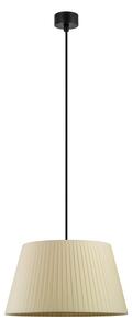 Béžové závěsné svítidlo s černým kabelem Sotto Luce Kami, ⌀ 36 cm