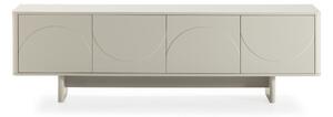 Krémový TV stolek 180x55x40 cm Solei – MOME