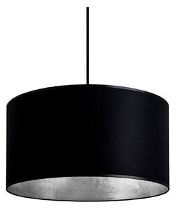 Černé závěsné svítidlo s vnitřkem ve stříbrné barvě Sotto Luce Mika, ⌀ 36 cm