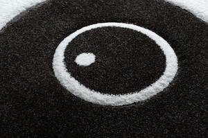 Koberec PETIT PANDA bílá velikost kruh 120 cm | krásné koberce cz