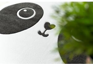 Koberec PETIT PANDA bílá velikost kruh 120 cm | krásné koberce cz