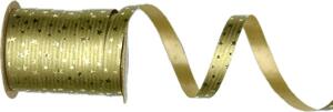 Stuha vánoční STARRY SHINE GOLD zlatá 10mm x 15m (1,60Kč/m)