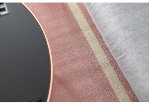 Koberec HAMPTON rám růžový velikost 160x220 cm | krásné koberce cz