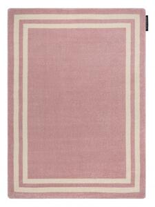 Koberec HAMPTON rám růžový velikost 160x220 cm | krásné koberce cz