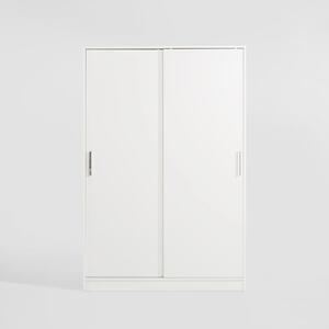Bílá skříň s posuvnými dveřmi SURREY