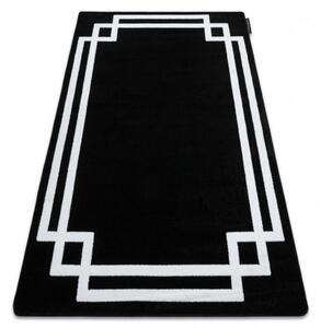 Koberec HAMPTON Lux černý velikost 80x150 cm | krásné koberce cz