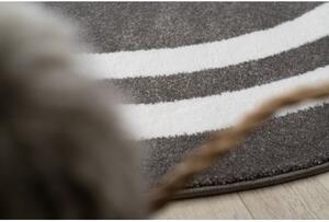 Kulatý koberec HAMPTON Rám šedý velikost kruh 160 cm | krásné koberce cz