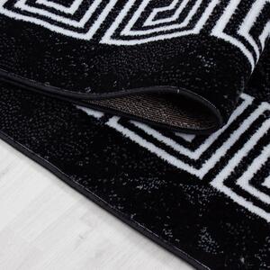 Moderní kusový koberec Plus 8009 Black | černý Typ: 160x230 cm