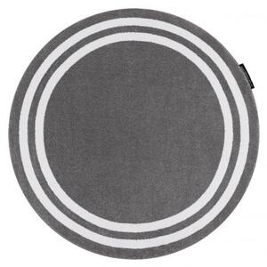 Kulatý koberec HAMPTON Rám šedý velikost kruh 160 cm | krásné koberce cz