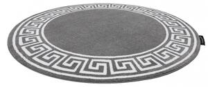 Kulatý koberec HAMPTON Grecos Řecký, šedý velikost kruh 120 cm | krásné koberce cz