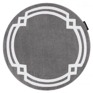 Kulatý koberec HAMPTON Lux šedý velikost kruh 120 cm | krásné koberce cz