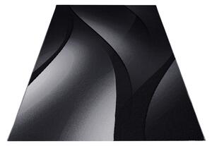 Moderní kusový koberec Plus 8010 Black | černý Typ: 80x150 cm