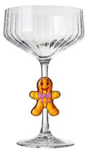 GINGER BREAD Sklenice na šampaňské perníková panenka 320 ml