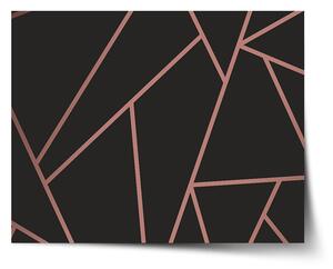 Sablio Plakát Růžové obrazce - 60x40 cm