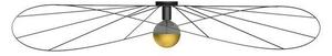 Thoro Lighting Nástěnná lampa/lustr - Eskola 140 - černá