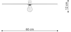 Thoro Lighting Nástěnná lampa/lustr - Sirkel 60 - černá