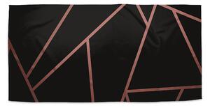 Sablio Ručník Růžové obrazce - 70x140 cm