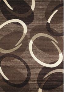 Moderní kusový koberec Florida hnědý 9828 Typ: 80x150 cm