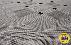 Moderní (Buklák) kusový koberec Floorlux Silver/Black 20079 Typ: 120x170 cm
