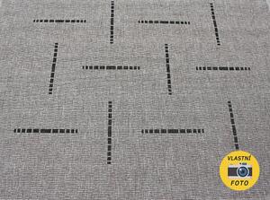 Moderní (Buklák) kusový koberec Floorlux Silver/Black 20008 Typ: 80x150 cm