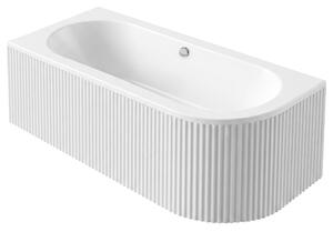 Rea Orion Stripe, Akrylová rohová vana, levá, 170cm, REA-W0073