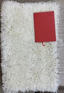 Chlupatý kusový koberec Shaggy Plus bílý 963 Typ: 80x150 cm