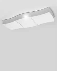 Stropní svítidlo Square, 3x bílé plastové stínítko, (bílý plast)