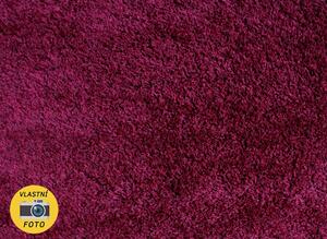 Chlupatý kusový koberec Shaggy Plus fialový 957 Typ: 60x115 cm