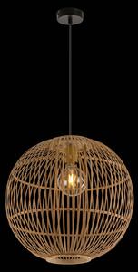 Závěsné svítidlo Hildegarda z bambusu, Ø 40 cm