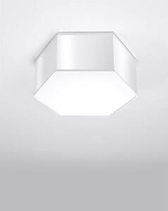 Stropní svítidlo Sunde 1, 1x bílé plastové stínítko, (bílý plast)