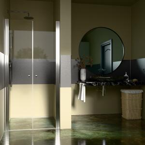 Sprchové dveře PURE D2 80 dvoukřídlé 76-81 x 190 cm
