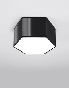 Stropní svítidlo Sunde 2, 1x černé plastové stínítko, (bílý plast)