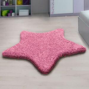 Ayyildiz Chlupatý kusový koberec Star Shaggy 1300 Pink | Růžový Typ: 160x160 cm