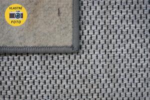 Moderní kusový koberec Nature | šedý Typ: oválný 200x290 cm