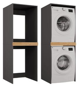 TP Living Stojan na pračku a sušičku POLA 64 cm dub Artisan/antracit