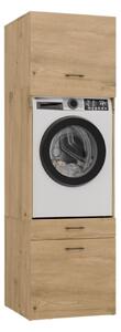 TP Living Koupelnová skříňka na pračku s nástavcem POLA 2S 64 cm dub Artisan
