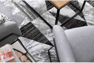 Koberec ALTER Nano trojúhelníky šedá velikost 120x170 cm | krásné koberce cz