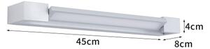Brilagi-LED Koupelnové osv. zrcadla AQUA LINE LED/12W/230V 45 cm IP44 mat. chrom