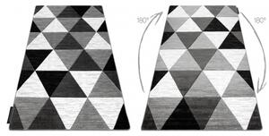 Koberec ALTER Rino trojúhelníky šedá velikost 140x190 cm | krásné koberce cz
