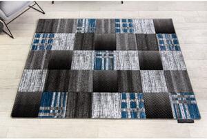 Koberec ALTER Siena čtverce mřížka, modrý velikost 120x170 cm | krásné koberce cz