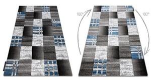 Koberec ALTER Siena čtverce mřížka, modrý velikost 120x170 cm | krásné koberce cz
