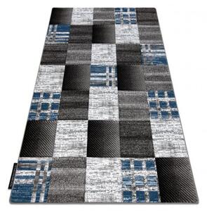 Koberec ALTER Siena čtverce mřížka, modrý velikost 160x220 cm | krásné koberce cz