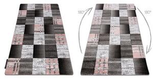 Koberec ALTER Siena, Čtverce, Mříž, šedý velikost 140x190 cm | krásné koberce cz
