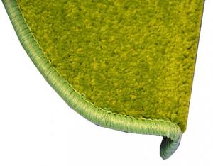 Nášlapy na schody Eton půlkruh | zelený Velikost nášlapu: 24 x 65 cm, Tvar: Půlkruh