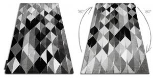 Koberec INTERO PLATIN 3D Trojúhelníky šedá velikost 180x270 cm | krásné koberce cz