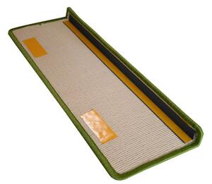 Nášlapy na schody Eton obdélník | zelený Velikost nášlapu: 24 x 65 cm, Tvar: Obdélník