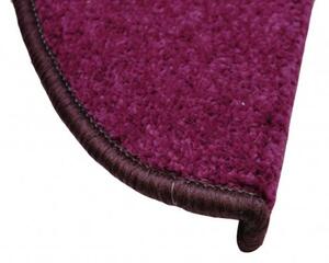 Nášlapy na schody Eton půlkruh | fialový Velikost nášlapu: 24 x 65 cm, Tvar: Půlkruh